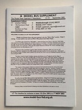MBF Magazine - Model Bus Supplement - Number 131 - September 2001