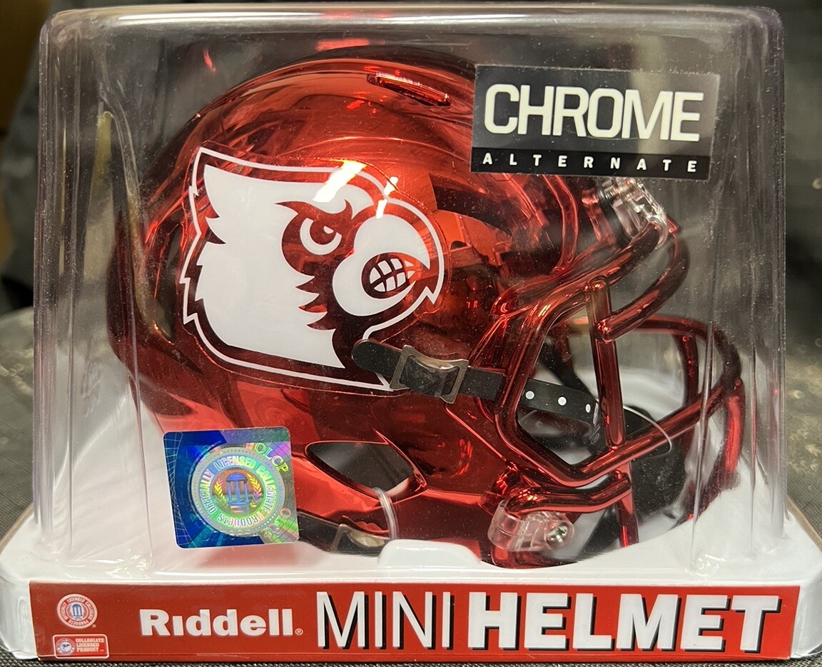 Louisville Cardinals Chrome Alternate MINI HELMET NEW IN BOX | eBay
