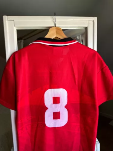 ウェア MANCHESTERUNITED soccer uniform1995 XL Soccer Jersey Adult XL Manchester United 1995 96 Football