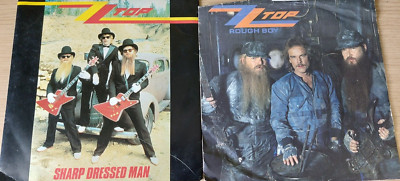 Zz Top Sharp Dressed Man/ROUGH BOY 45rpm Vinyl Record IN VERY GOOD CONDITION .