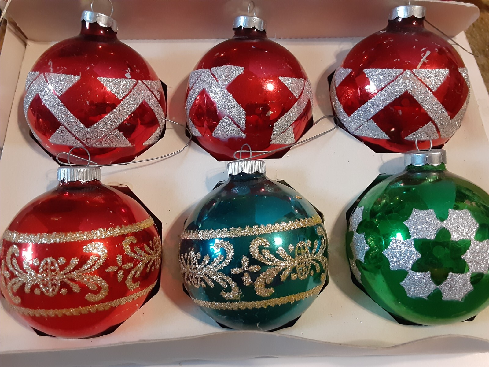 Lot 53 Vintage Christmas Tree Ornaments Indents Poland Germany USA