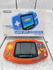Nintendo AGB-001  Game Boy Advance Handheld Custom Metroid Orange/Original Box
