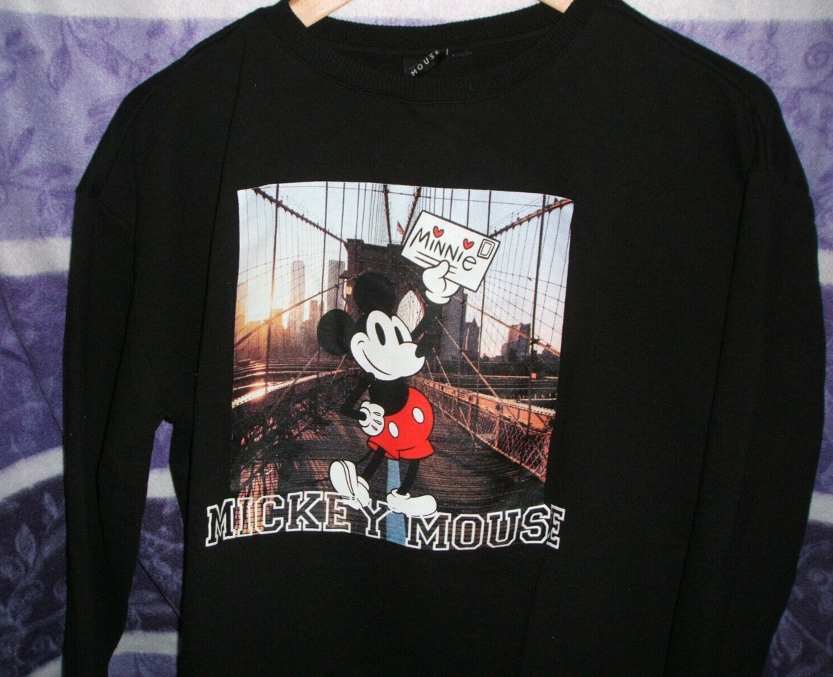 Hoodie Takko Mickey Mouse Pullover Minnie Mouse Love Mickey Mouse