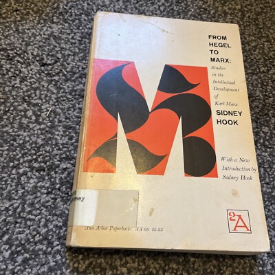 From Hegel To Marx Sidney Hook