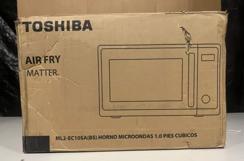 Toshiba ML2-EC10SA(BS) 8-in-1 Countertop Microwave w/ Air Fryer, Dented *READ*