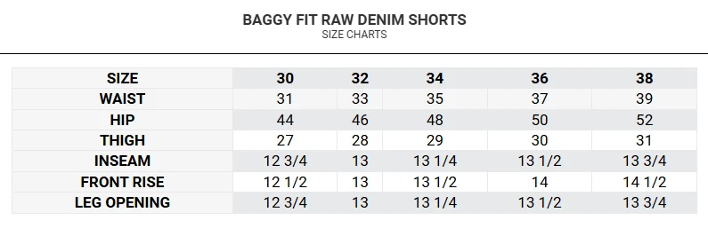 Victorious Men's Casual Baggy Fit Comfortable Raw Denim Shorts DS2098 - Image 2 of 2