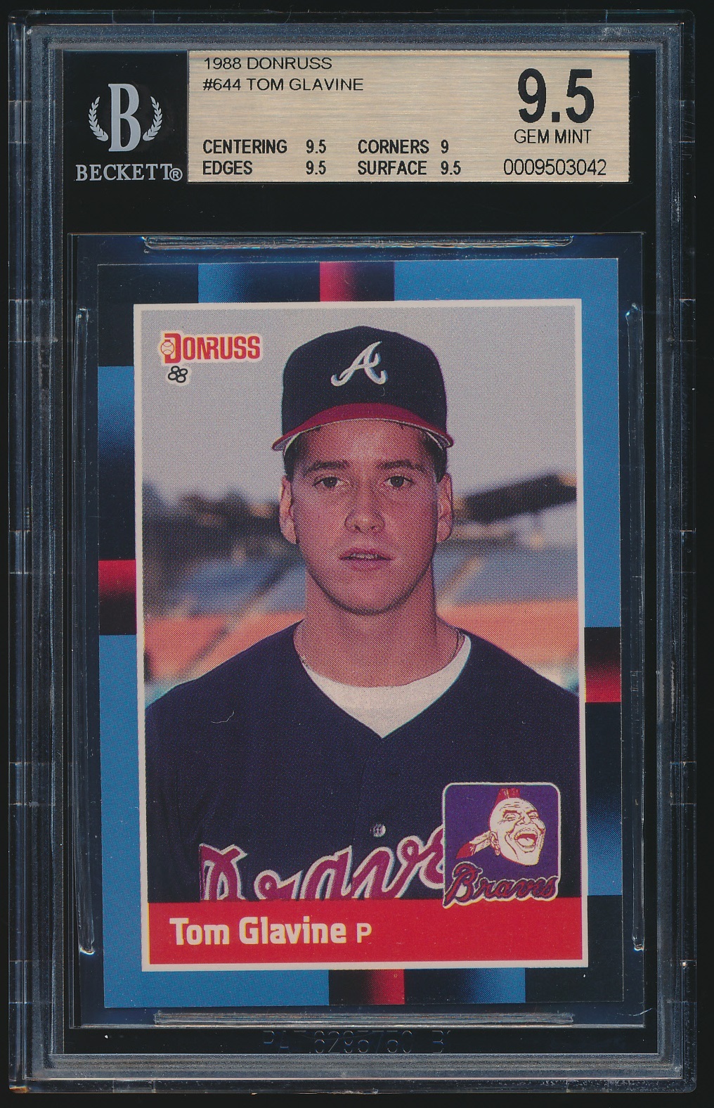 1988 Donruss rookie #644 Tom Glavine rc BGS 9.5