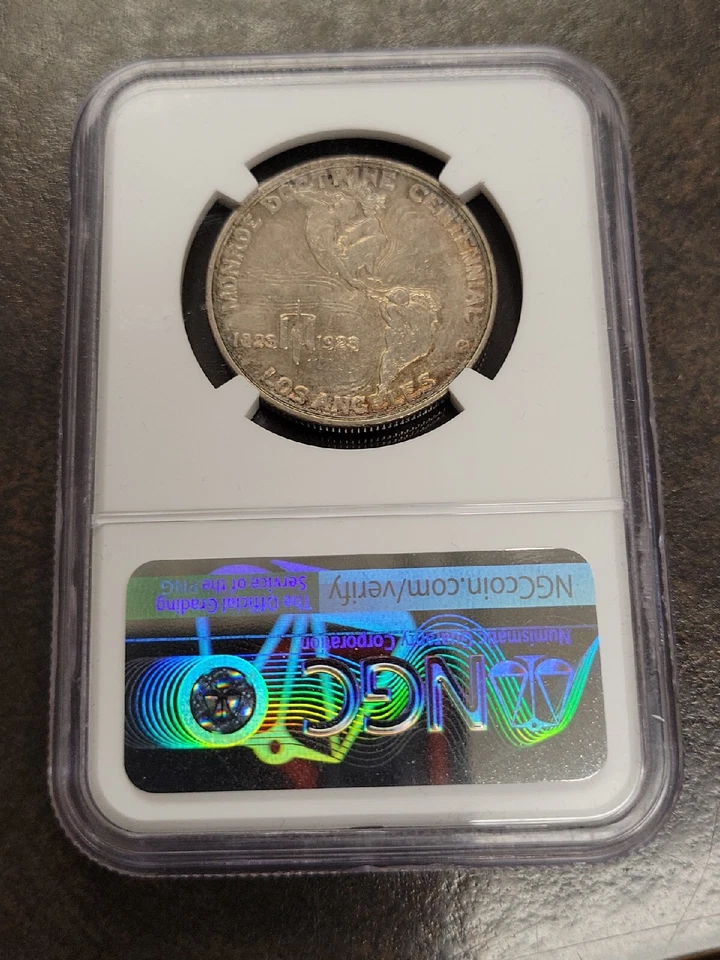 1923 S Monroe Commemorative Half Dollar 50C NGC UNC Details - Image 4 of 4