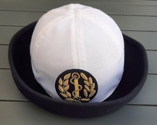 Chapeau T56 Féminin Officier Service de Santé Macaron fil d'or VINTAGE ORIGINAL