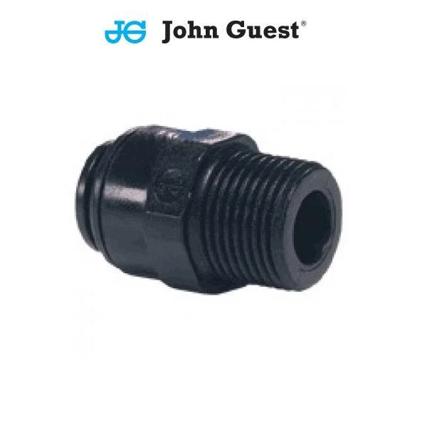 John Guest Male Straight Adaptors Thread Connectors JG Air Water 4 6 8 10 12 15
