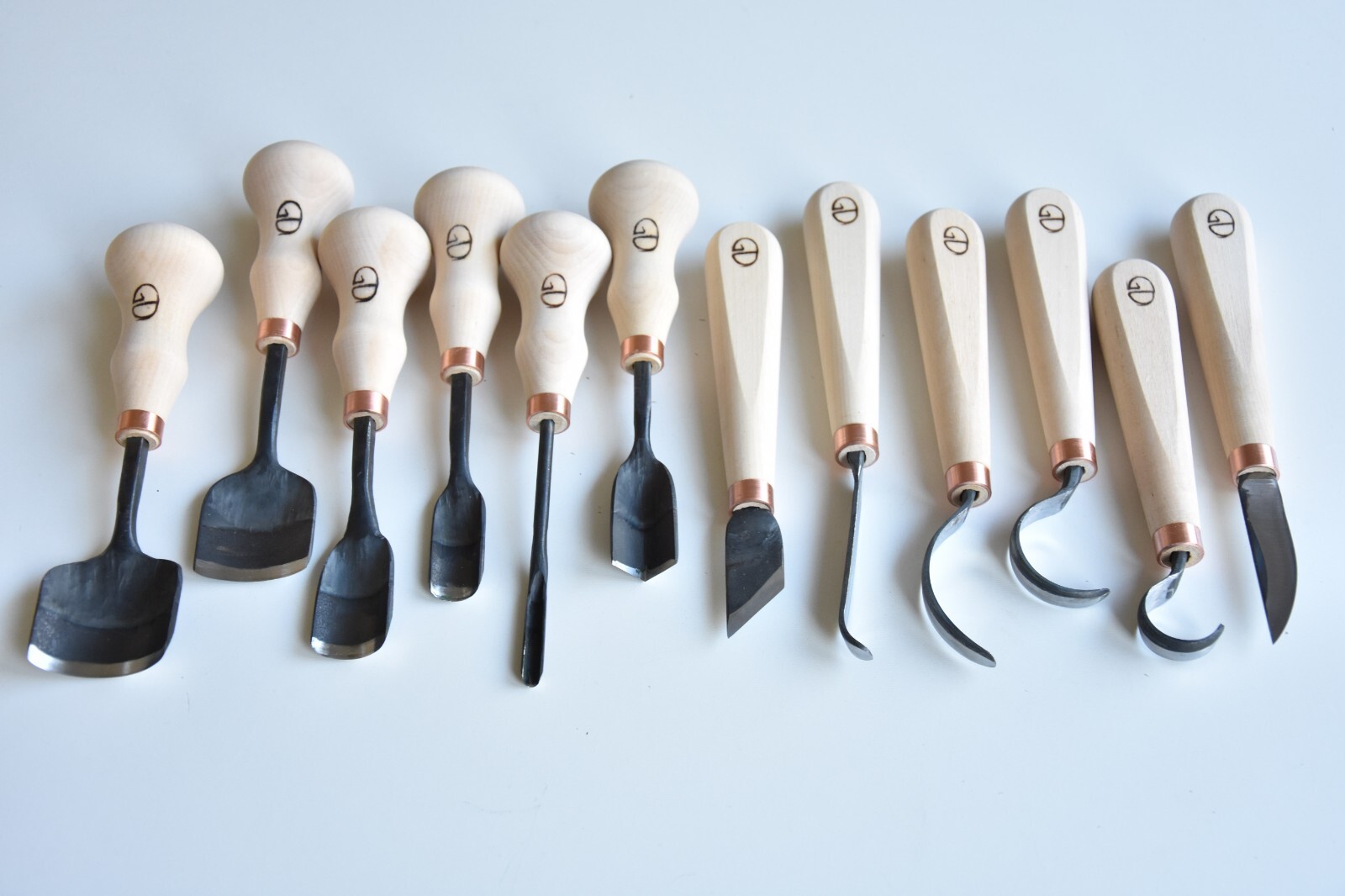 Spoon carving tools. Wood carving tool set 12 pcs. Spoon Bowl carving ...