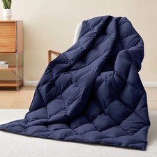 puredown  Down Throw Blankets for Couch, Lightweight Down Throw for Indoor an...