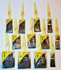 12 Pc. mix  Paint Brushes Economy Linzer All Tips of Paint Brush 1" 1.5"  2" 3"