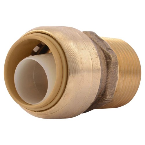 SharkBite 3/4 in. Push-to-Connect x MIP Brass Adapter Fitting 2 Count.