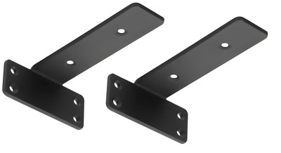 2x Regalwinkel Stahl Regalträger Wandwinkel Anschrauben schwarz Winkel Set Regal