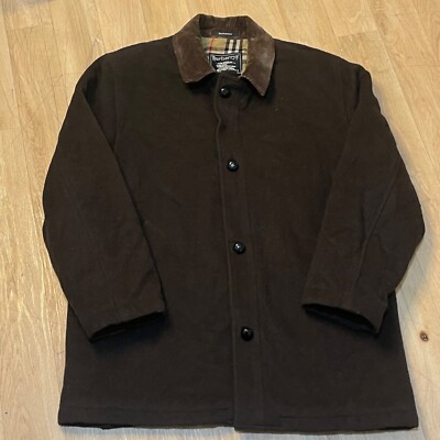 ジャケット・アウター Burberry eco leather jacket nova check Vintage Burberry Leather JACKET nova check OvERCOAT women's