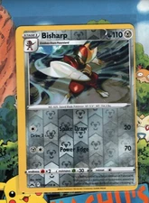 Pokémon TCG Misprint 093/159 Bisharp Reverse Holo Crown Zenith  NM/M  Error