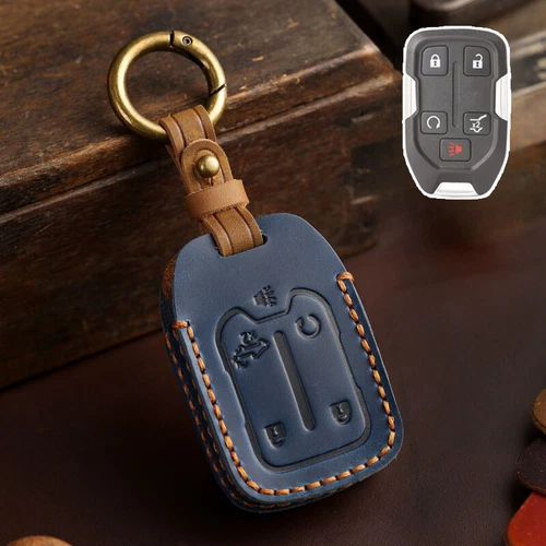 Funda protectora de cuero para llavero de coche de 5 botones para Chevy Silverado ACADIA NUEVO - Imagen 9 de 13