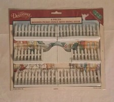 Christmas Village Picket Fence Dickensvale Wood Lemax