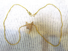 Tinkerbell Fairy charm pendant necklace gold plated dainty snake chain NICE