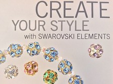 Genuine Swarovski  8mm Crystal Balls - Gold or Silver Plate - Choose Color 1 PC.