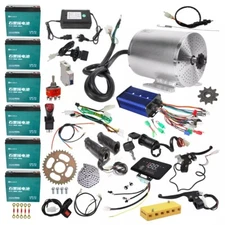 72V 3000W Electric Motor 428 Sprocke 20AH Battery Kit Ebike Go kart Quad Scooter