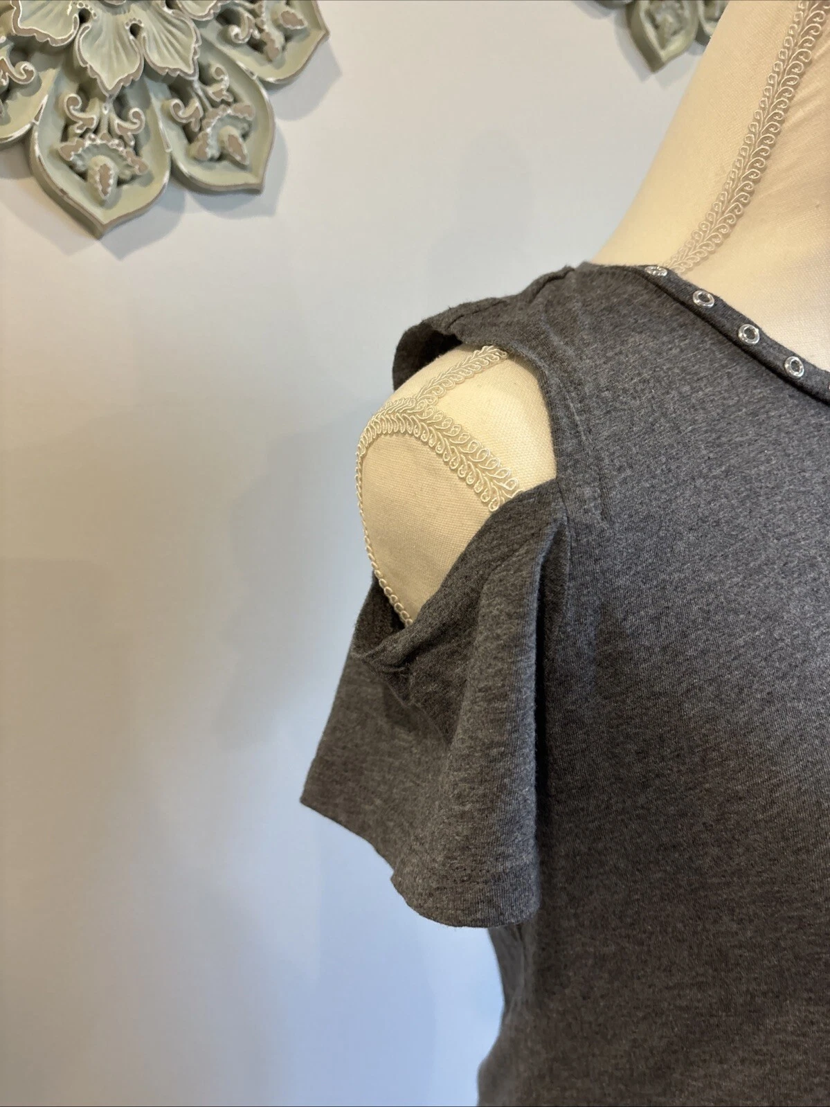 T shirt Michael Kors grigia potrebbe abito con spalle taglia M