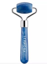 NEW NEW Sephora Blue Aventurine Facial Roller Calming Travel De Puffing