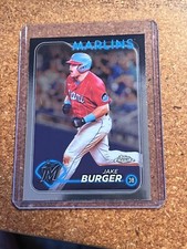 2024 Topps Chrome Baseball # 108 Jake Burger 1