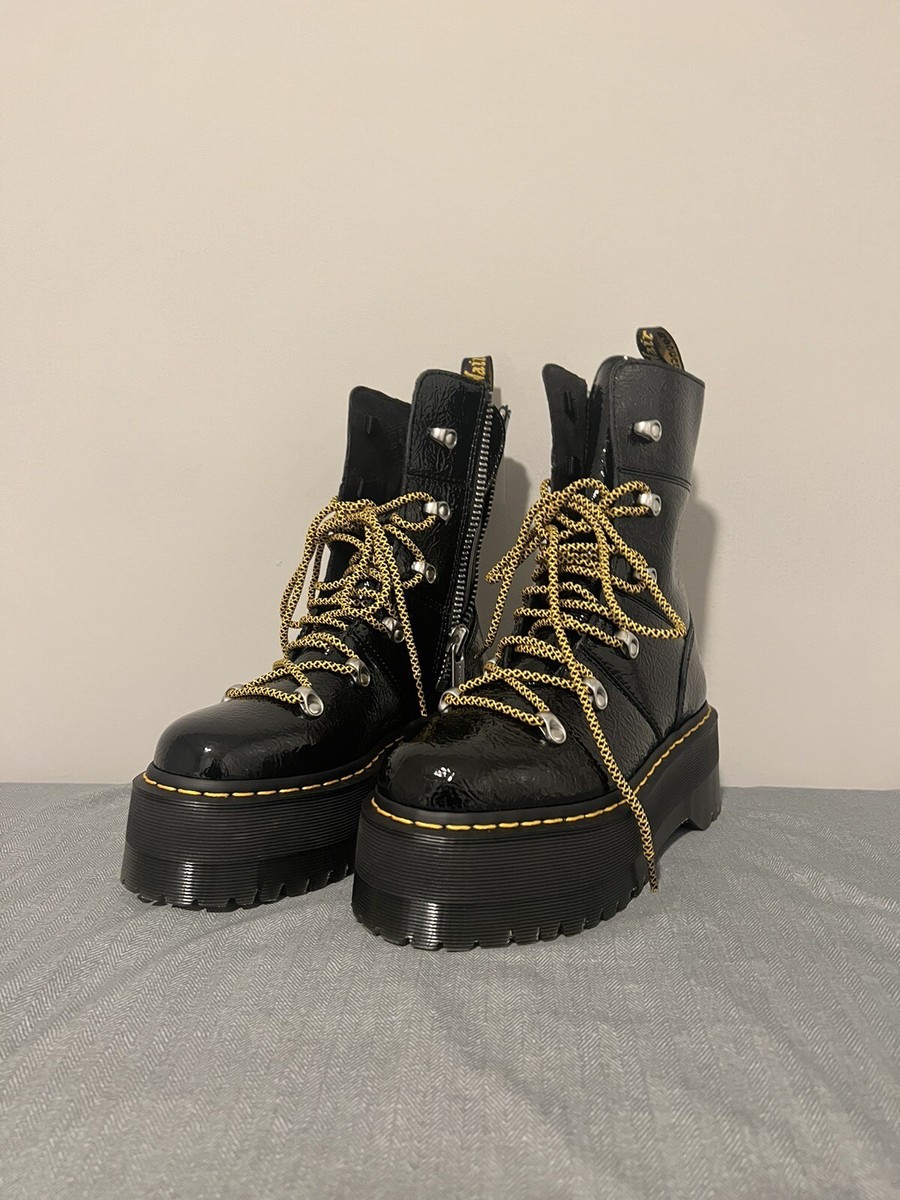Dr. Doc Martens Ghilana Max Distressed Patent Leather Dr. Doc Martens Ghilana Max Distressed Patent Leather