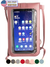 Touch Screen Crossbody Women Cell Phone Purse Bag RFID Wallet W/ Shoulder Strap