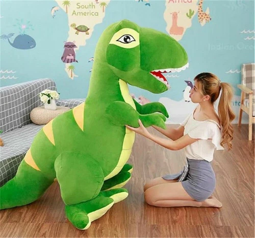Giant Dinosaurs Rex Plush Toy Cuddly Stuffed Animal Doll Pillow Christmas Gifts - Imagen 6 de 17