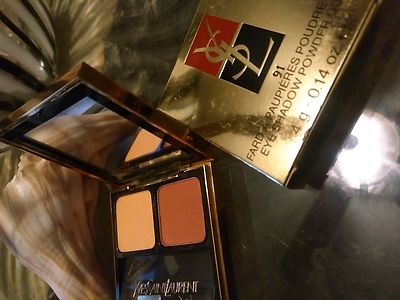 Yves Saint Laurent # 91 eyeshadow duo  fard a paupieres poudre duo NIB discont.