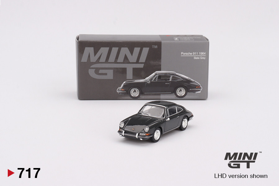 MINI GT Porsche 911 1964 Slate Grey #717 (LorR Random delivery