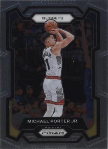 【75シリ】Michael Porter Jr. RC Select Prizm 2023-24 Panini Select Michael Porter Jr. Blue Wave Prizms Premier