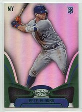 2019 Panini Certified Green Baseball - Rookie - #25 - Pete Alonso - Mets