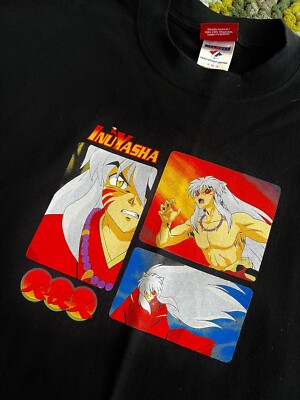Vintage 2000s Inuyasha Anime Shirt XL Y2K | eBay