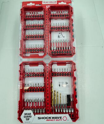 Milwaukee 120 Piece Impact Drill & Drive Set w/ Hard Shell Case 48-34-5155 - NEW