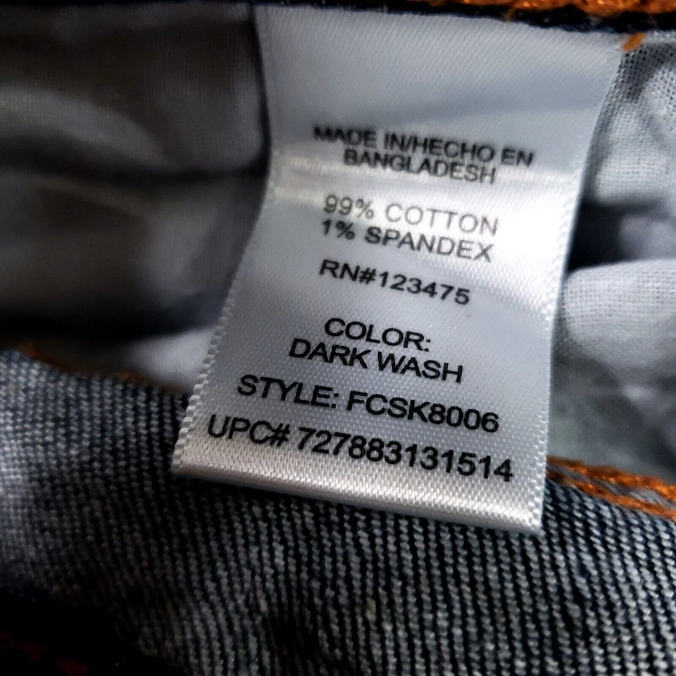 French Connection Size 12 UK Style Jeans Slim Lightweight Dark Wash - Image 3 of 4