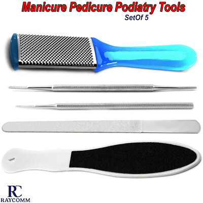 Chiropody Podiatry Ingrown Nail File Thick Toenails Care Kit Nail Clipper Cutter
