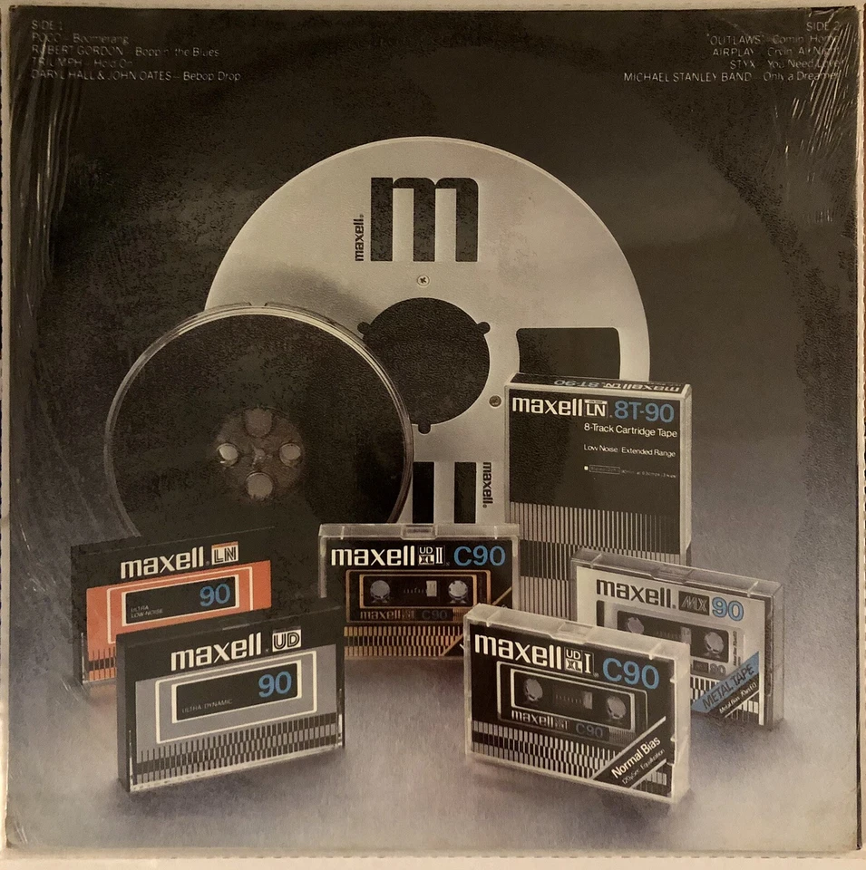SEALED Maxell Rock II Sampler 1980 Maxell Vinyl - Image 2 of 2