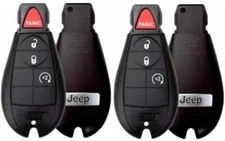 2 Fobik Remote Key For JEEP CHEROKEE 2014-2020 4 Button  GQ4-53T Top Quality A++