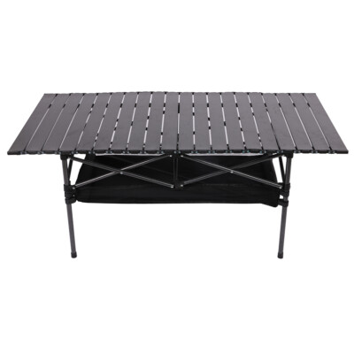 37''/47'' Outdoor Portable Folding Aluminum Camping Table+Bag for Picnic BBQ Desk