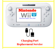 Nintendo Wii U Gamepad USB Charging Port Repair Replacement Service