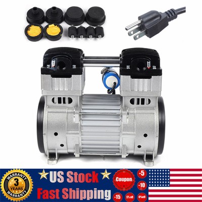 Silent Air Pump Compressor Head Small Air Mute Oilless Vacuum Pump 1100W 7CFM