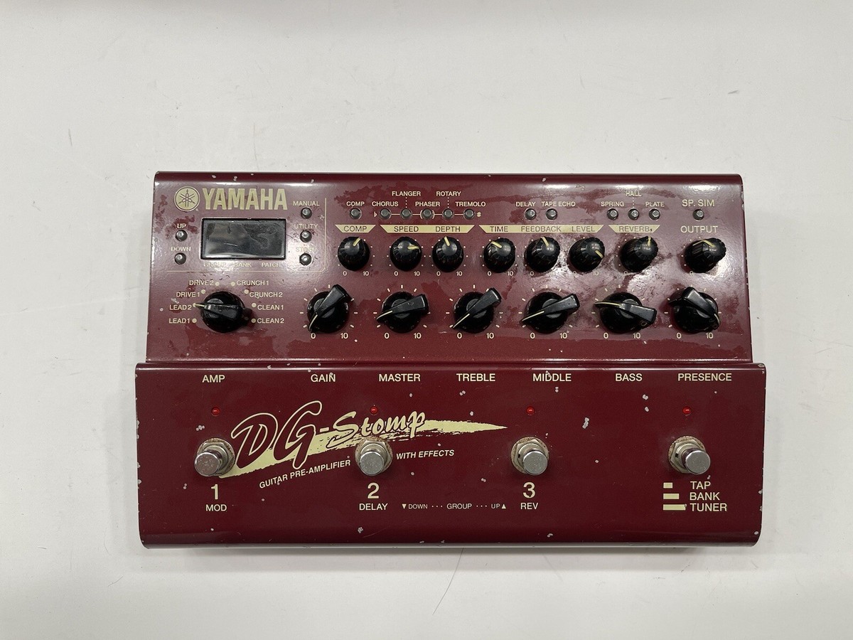 Yamaha DG Stomp Guitar Preamp Multi Effects Processor Pedal Yamaha DG Stomp Guitar Preamp Multi Effects Processor Pedal