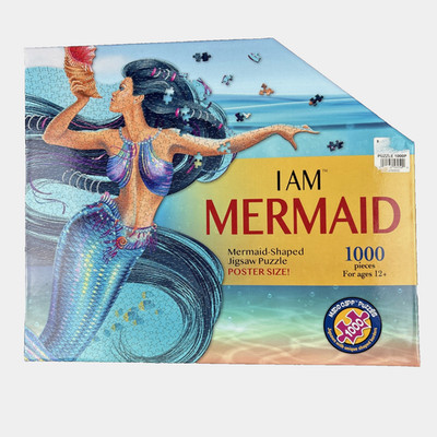 Madd Capp I Am Mermaid 1000 Piece Jigsaw Puzzle Unique Shaped New