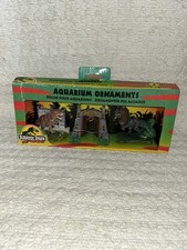 Jurassic Park 30th Anniversary Aquarium Ornament Decorations Set 3 New Fish Tank