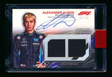 2023 Topps Dynasty F1 #SDDRA-AA Alexander Albon Dual Patch Autograph #09/10