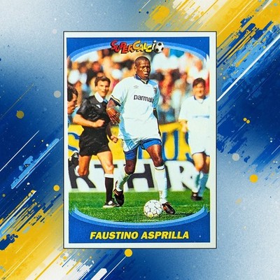 1995/96 Panini SuperCalcio Faustino Asprilla Parma Sticker